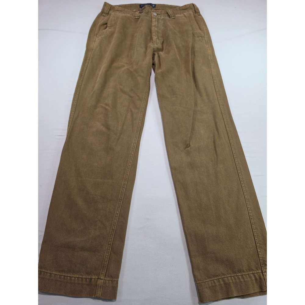 Abercrombie & Fitch 90s Loose Jeans Men 30x32 Brown Relaxed Wide Leg Twill Denim
